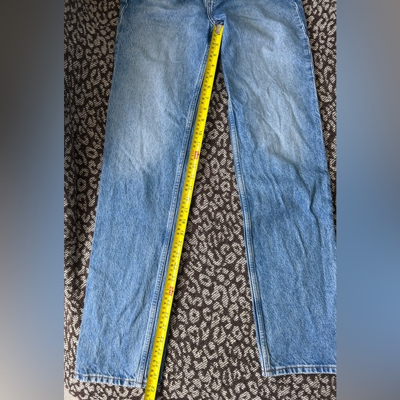 Women’s Reformation Cynthia High Rise Straight Jeans, Long Size 25 - Picture 8 of 8